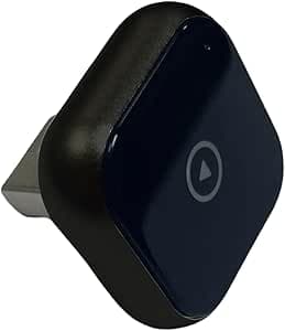 Wireless CarPlay Adapter 2025 Upgrades Wired CarPlay to Wireless, Seamless, Fast, Stable, Automatic Connection, Suitable for 2016 and Later Cars Apple's Car Play Adapter, Supports GPS,Black