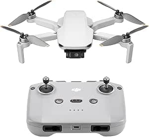 DJI Mini 4K, Drone with 4K UHD Camera for Adults, Under 249 g, 3-Axis Gimbal Stabilization, 10km Video Transmission, Auto Return, Wind Resistance, 1 Battery for 31-Min Max Flight Time, Intelligent