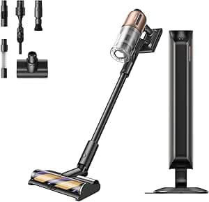 DREAME Z20 Station Cordless Stick Vacuum Cleaner with Dust Removal Hub, Dust Reveal Omni-Brush, 250AW Powerful Suction for Multi-Surface, Up to 90min Running Time, Smart Detection Upright Vacuum